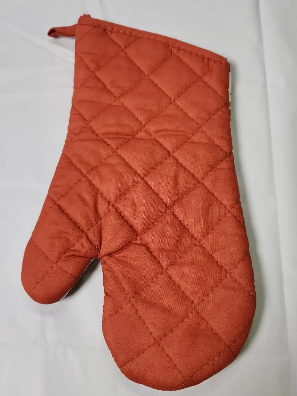 Home Collection Jumbo Oven Mitt Grateful Fall Leaves 100%Cotton Thanksgiving